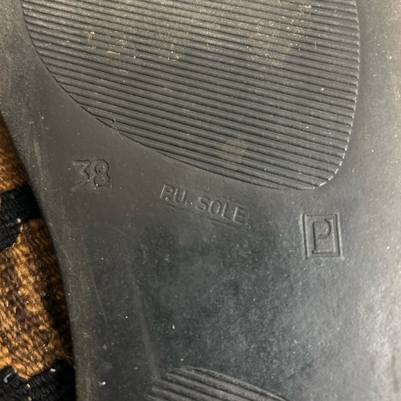 Boho pattern woven clog size 38 EU / 7 US - Picture 9 of 9